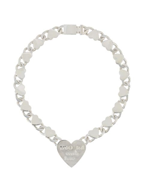 Natasha Zinko Hearts chain necklace 