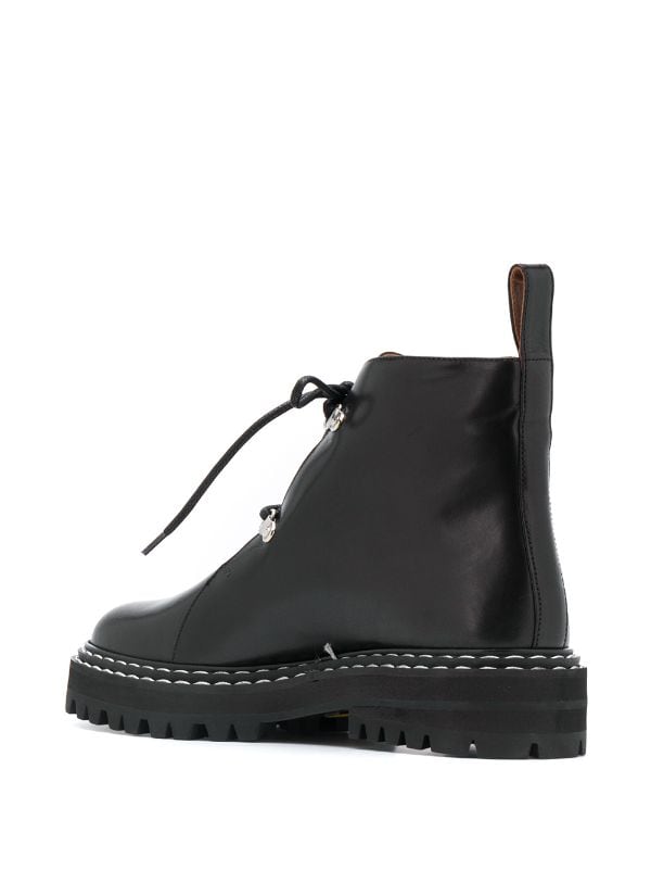 cozzana black chunky boots