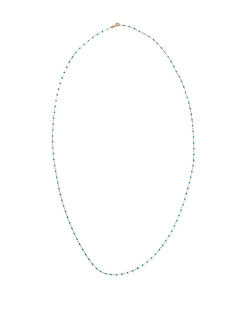 Gigi Clozeau 18kt yellow gold Classic Gigi blue beaded necklace