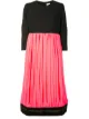 Image 1 of Comme Des Garçons colour-block gathered dress