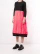 Comme Des Garçons colour-block gathered dress