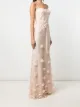 Marchesa Notte Bridesmaids Savona floral-embroidered dress