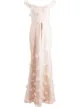 Image 1 of Marchesa Notte Bridesmaids floral-embroidered floor-length gown