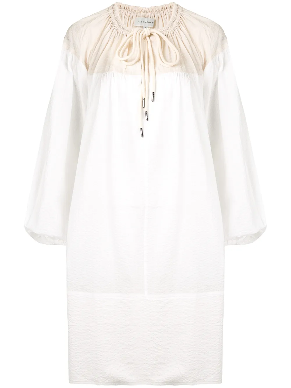 colour block tunic dress