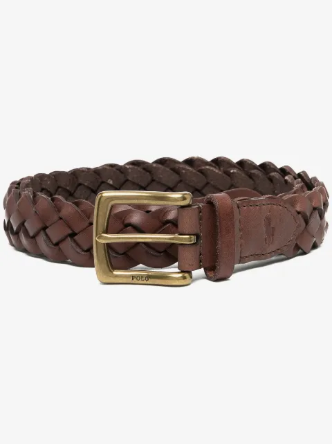 Polo Ralph Lauren leather braided belt
