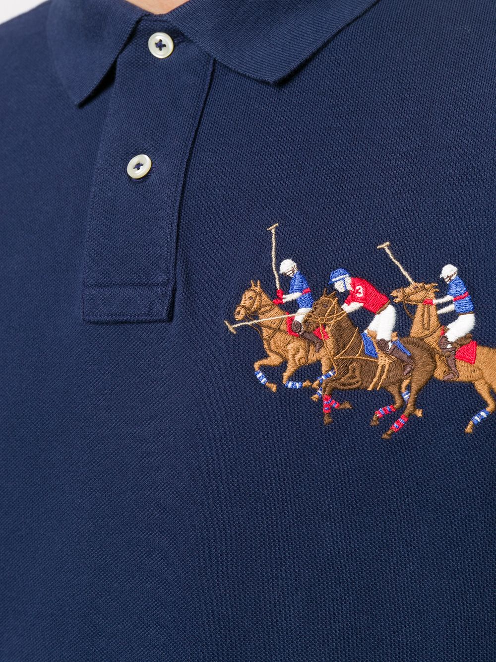 фото Polo ralph lauren рубашка поло с вышивкой