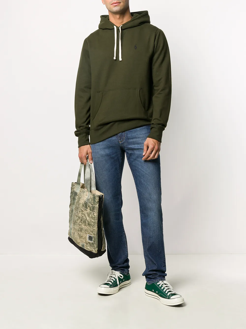 Polo Ralph Lauren Hoodie met geborduurd logo Groen