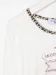 Monnalisa long-sleeved teddy bear T-shirt
