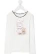 Image 1 of Monnalisa long-sleeved teddy bear T-shirt