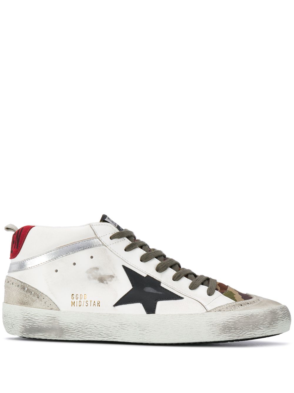 фото Golden goose высокие кеды midstar