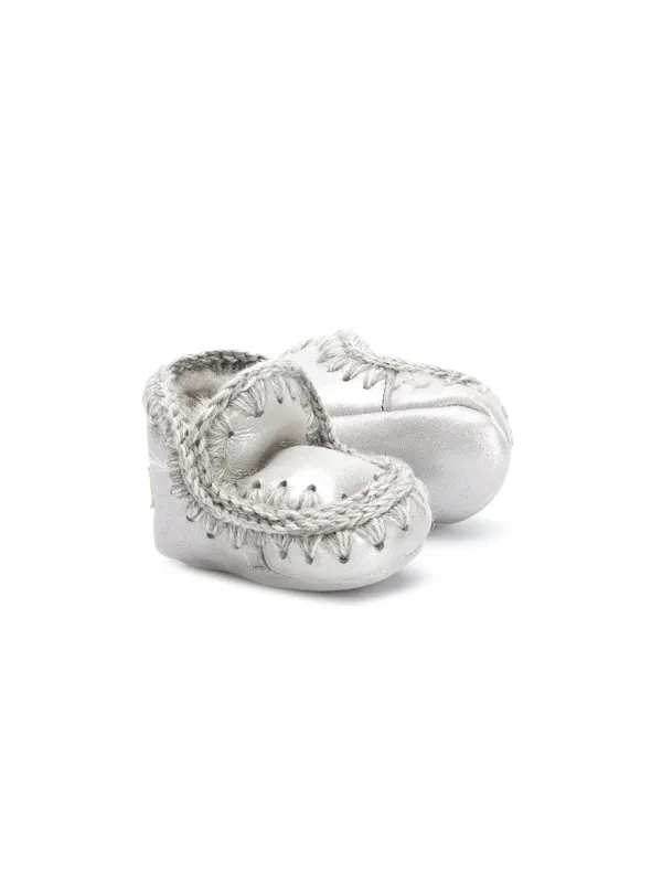 Mou Kids Eskimo Boots Silver FARFETCH ID