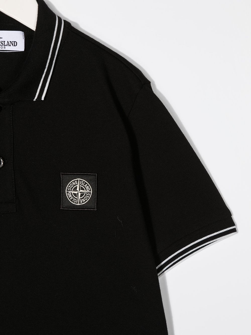 фото Stone island junior рубашка поло с нашивкой-логотипом