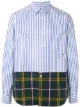 Image 1 of Comme Des Garçons Homme Plus contrast panel shirt