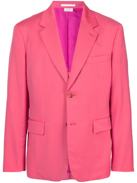 Comme des Garçons Homme Plus single-breasted fitted blazer