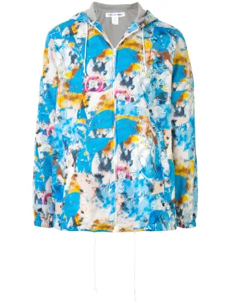 Comme Des Garçons Shirt x Futura Graffiti Print Hoodie - Farfetch