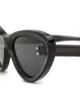 Doublet cat-eye frame sunglasses