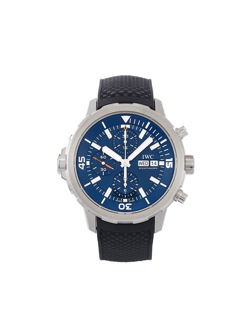 фото Iwc schaffhausen наручные часы aquatimer chronograph edition pre-owned 44 мм 2020-го года