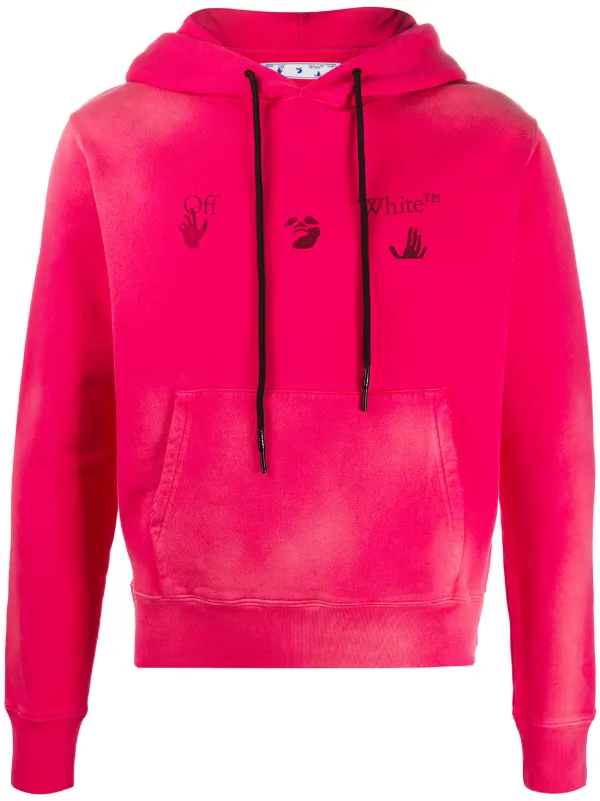 off pink hoodie