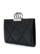 Alexander McQueen 4-ring quilted clutch bag