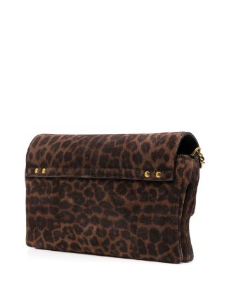 Charly leopard-print crossbody bag展示图