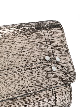 Portefeuille metallized clutch bag展示图