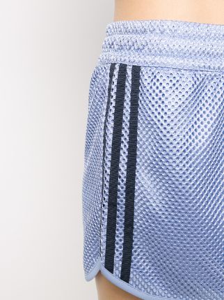 logo patch mesh shorts展示图