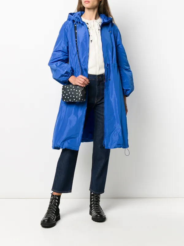 flared raincoat