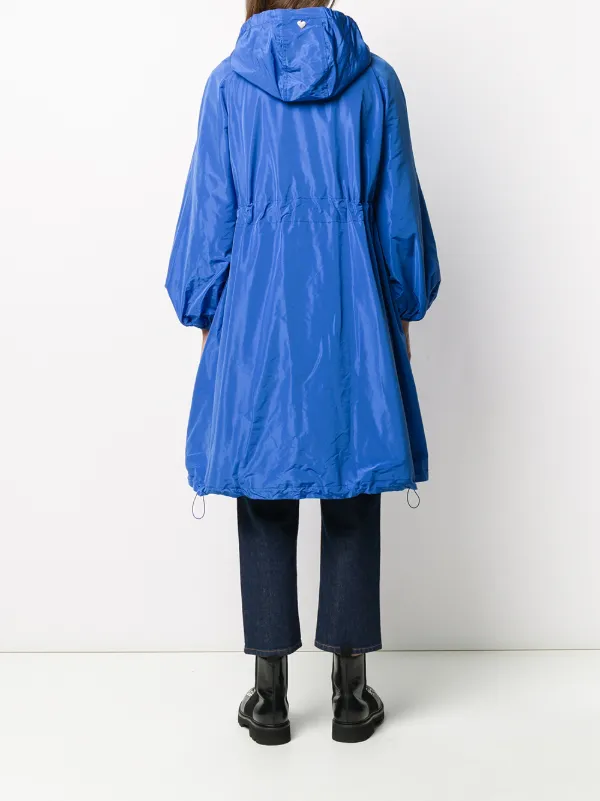 flared raincoat
