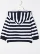 Image 2 of Tommy Hilfiger Junior zip-through striped hooded sweater