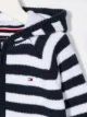 Tommy Hilfiger Junior zip-through striped hooded sweater