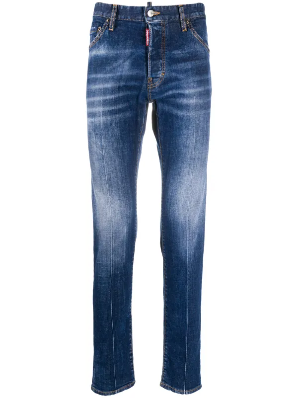 faded slim fit jeans
