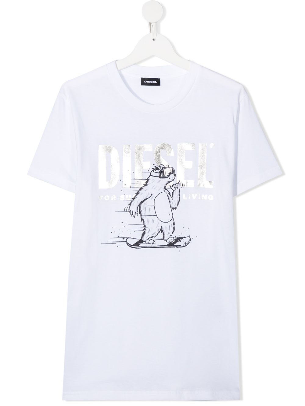 фото Diesel kids short-sleeved logo print t-shirt