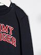 Tommy Hilfiger Junior logo-print long sleeved T-shirt