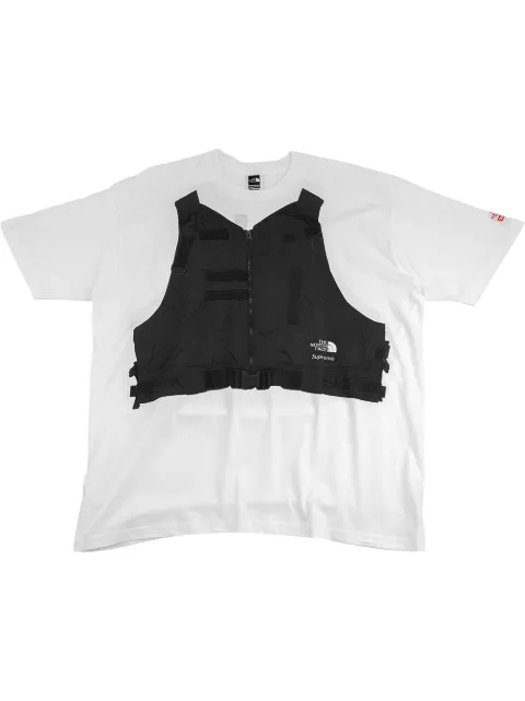 t shirt supreme x the north face