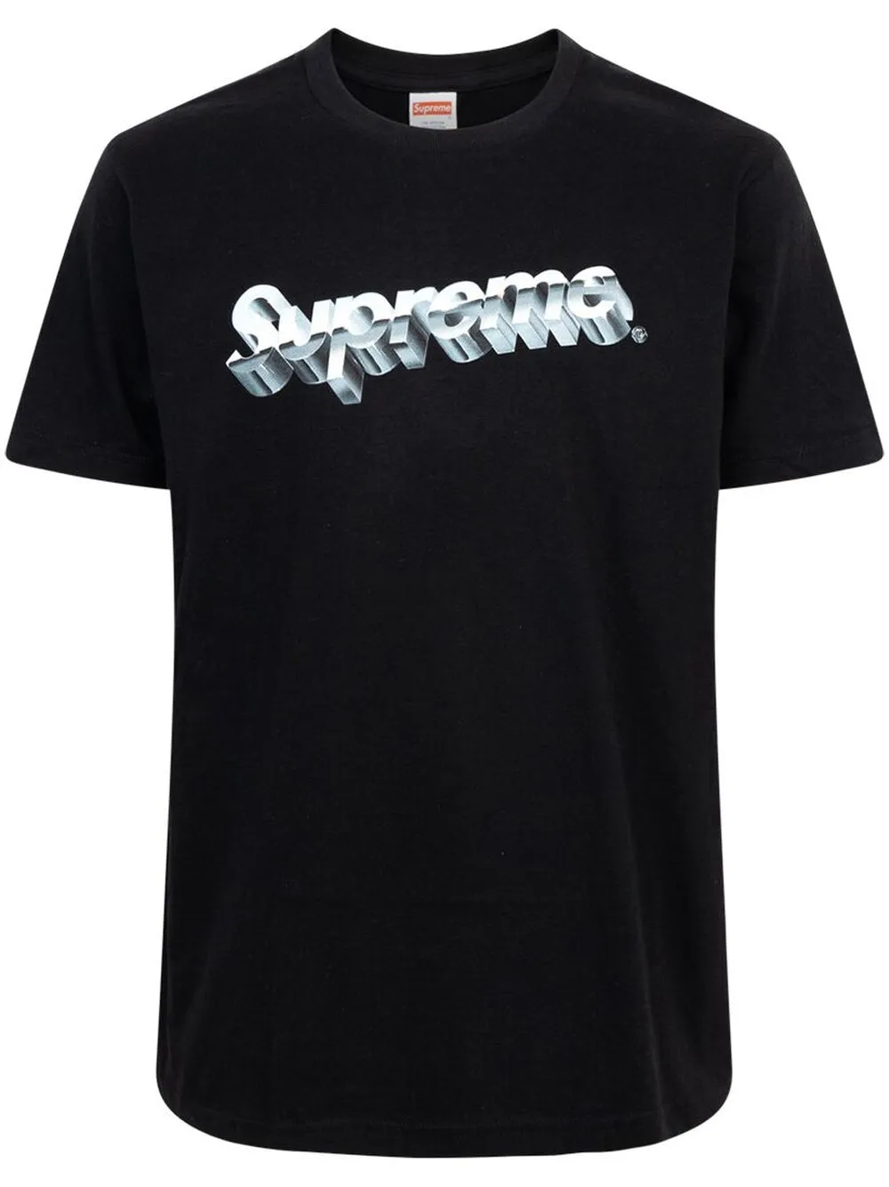 

Supreme playera Chrome Logo SS20 - Negro