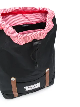 drawstring backpack with double buckle fastening展示图