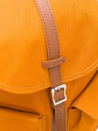 drawstring tonal backpack with buckle fastening展示图