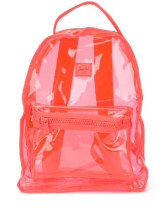clear neon backpack