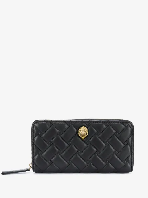 Kurt Geiger London quilted zip-around wallet