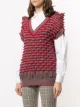 Kiko Kostadinov striped knit jumper vest