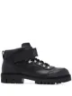 Image 1 of Moschino leather lace-up ankle boots
