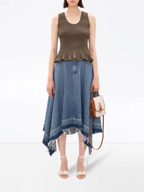jw anderson asymmetric skirt