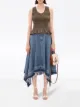 Image 2 of JW Anderson asymmetric raw hem skirt