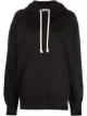 Image 1 of JW Anderson embroidered-logo drawstring hoodie