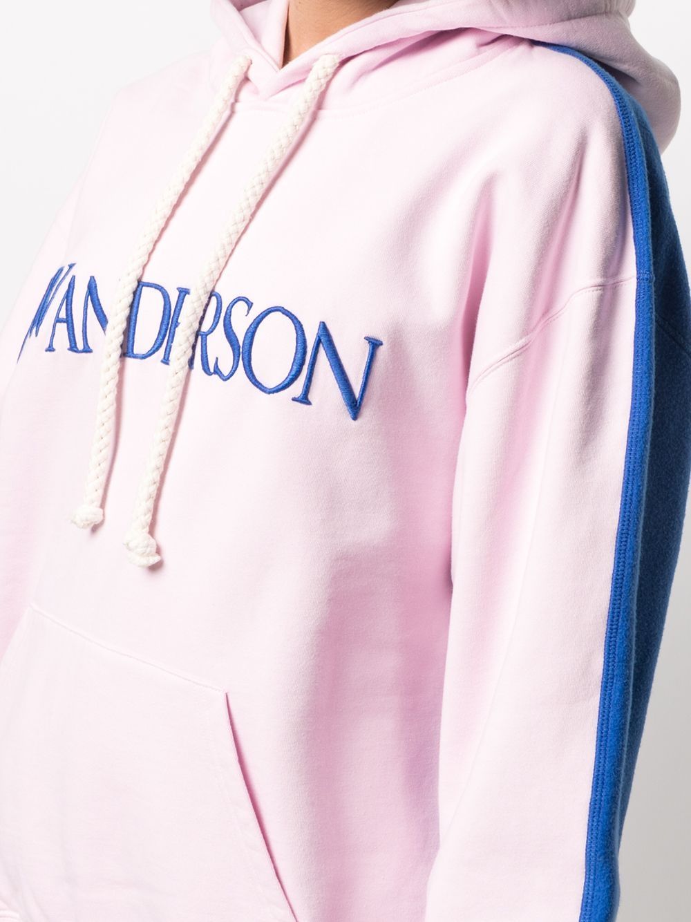 фото Jw anderson deconstructed fleece back hoodie