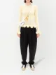 JW Anderson pompom detail ribbed merino jumper