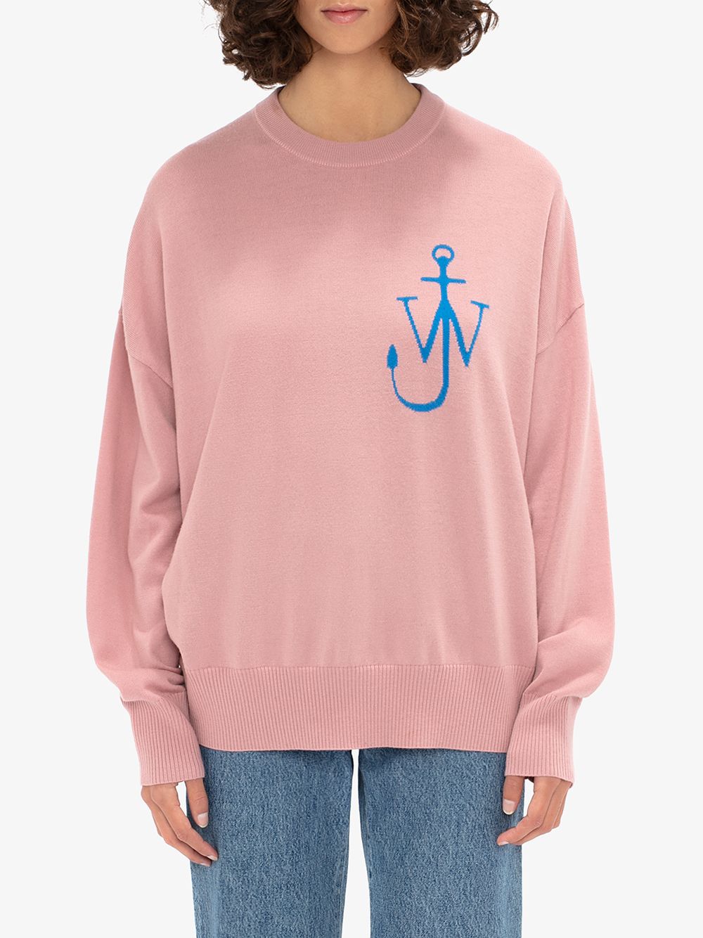 JW Anderson Anchor Logo Crewneck Jumper - Farfetch