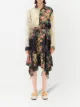 JW Anderson falda asimétrica con estampado floral