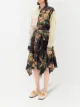 Imagen 2 de JW Anderson falda asimétrica con estampado floral