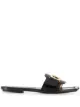Image 1 of LANVIN square toe leather sandals